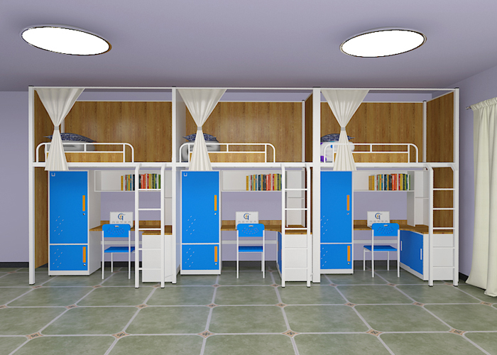 這款學(xué)生宿舍鋼制公寓床設(shè)計(jì)那么時(shí)尚且功能齊全應(yīng)該要好多錢(qián)吧？