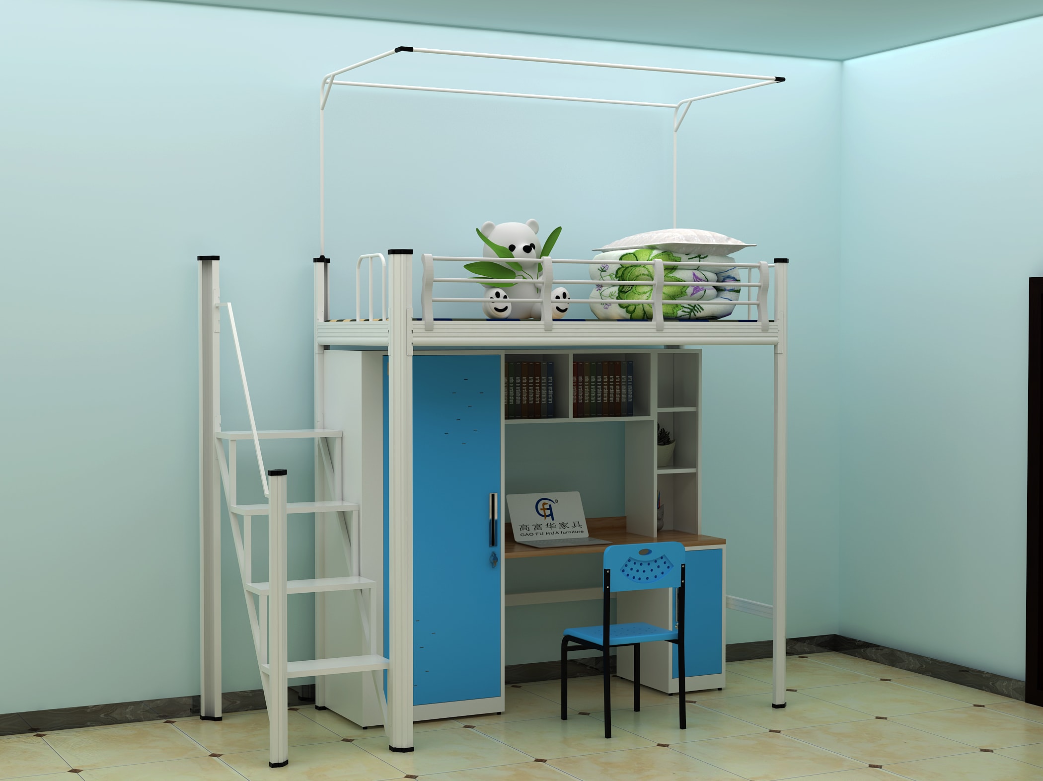 安全+舒適的學生宿舍公寓床，您值得擁有！